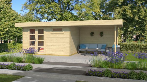 Lesena vrtna hiša Oriental 3 + SD300