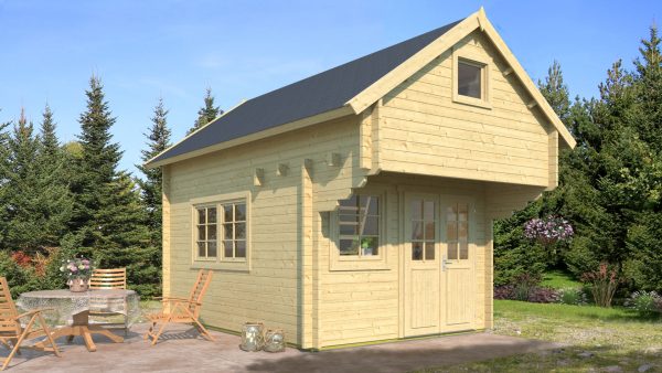 Lesena vrtna hiša Bunkie Hudson