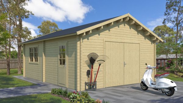 Lesena garaža Somero 70