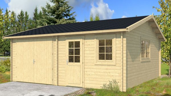 Lesena garaža Mikkeli-40