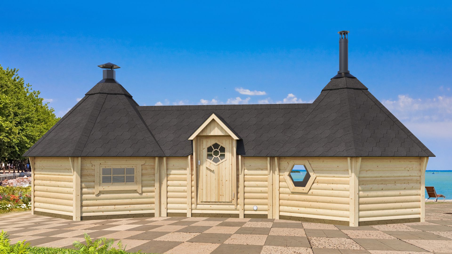 Lesena žar hiška Magnus