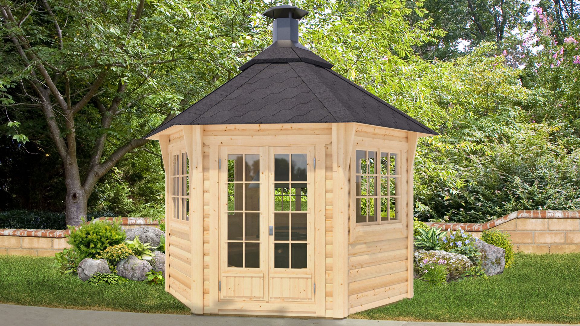 Lesena žar hiška Nora