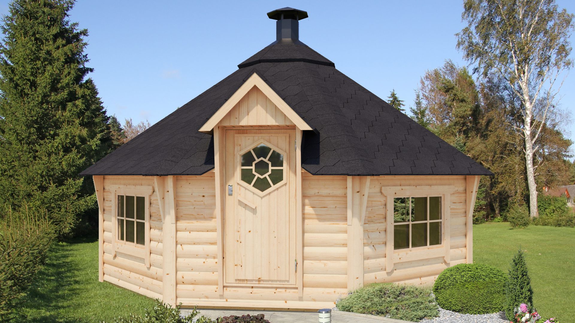 Lesena žar hiška Ruben