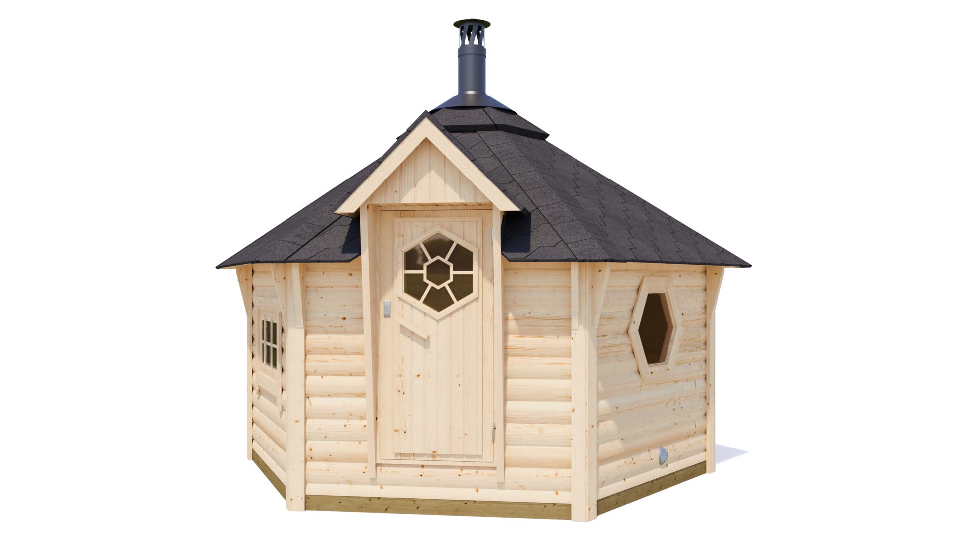 Lesena žar hiška Kris